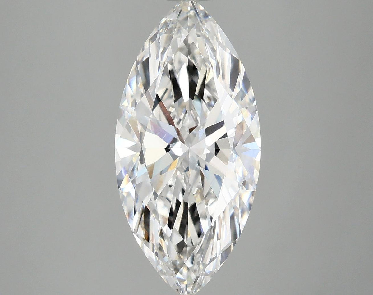 3.09 Carat Marquise Shaped Excellent Cut VVS2 IGI Certified Lab Grown Diamond