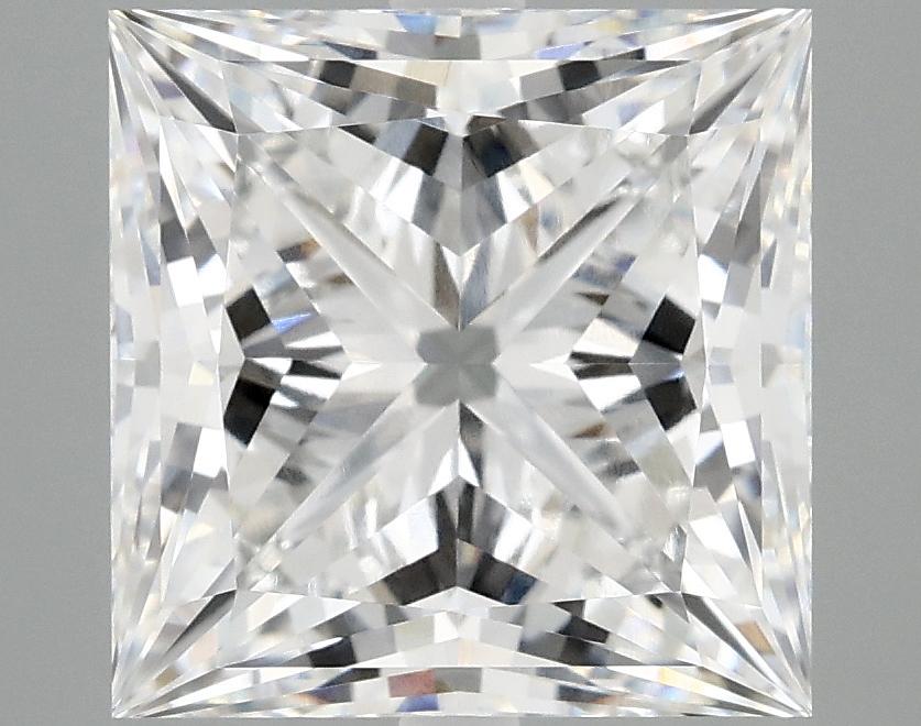 5.07 Carat Princess Shaped Ideal Cut VVS2 IGI Certified Lab Grown Diamond