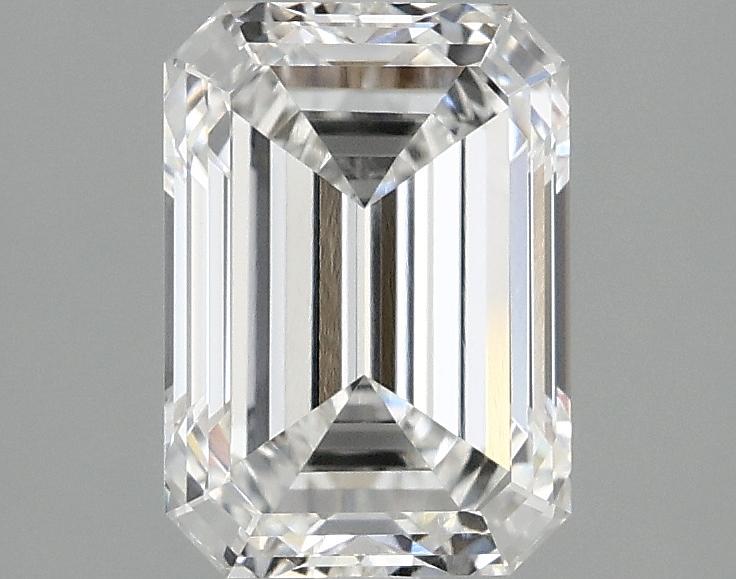 2.09 Carat Emerald Shaped Ideal Cut VVS2 IGI Certified Lab Grown Diamond