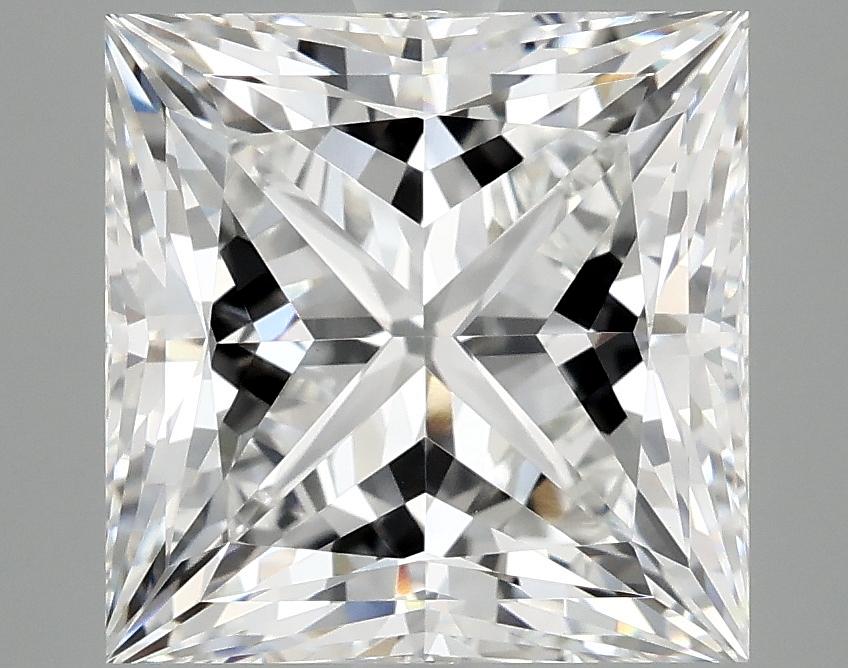 5.09 Carat Princess Shaped Ideal Cut VVS2 IGI Certified Lab Grown Diamond