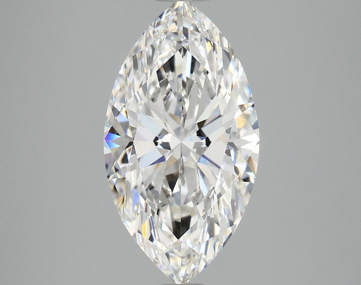 3.07 Carat Marquise Shaped Excellent Cut VVS2 IGI Certified Lab Grown Diamond