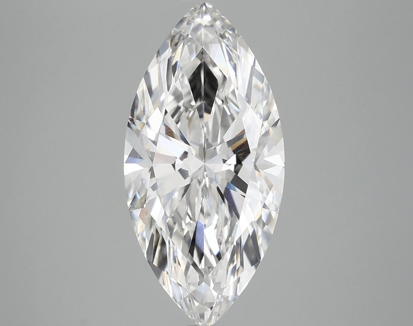 3.03 Carat Marquise Shaped Excellent Cut VS1 IGI Certified Lab Grown Diamond