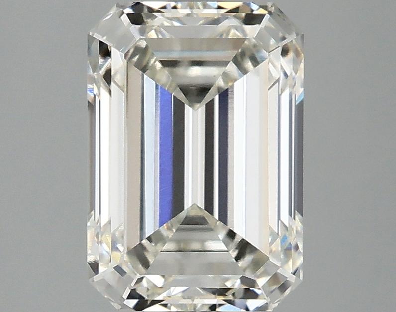 2.59 Carat Emerald Shaped Ideal Cut VVS2 IGI Certified Lab Grown Diamond