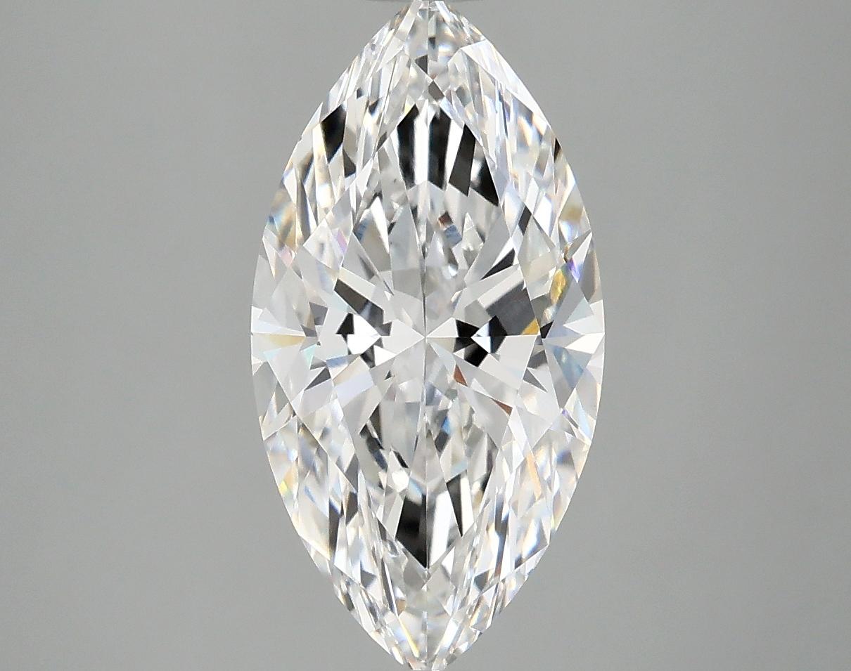 3.01 Carat Marquise Shaped Ideal Cut VVS2 IGI Certified Lab Grown Diamond