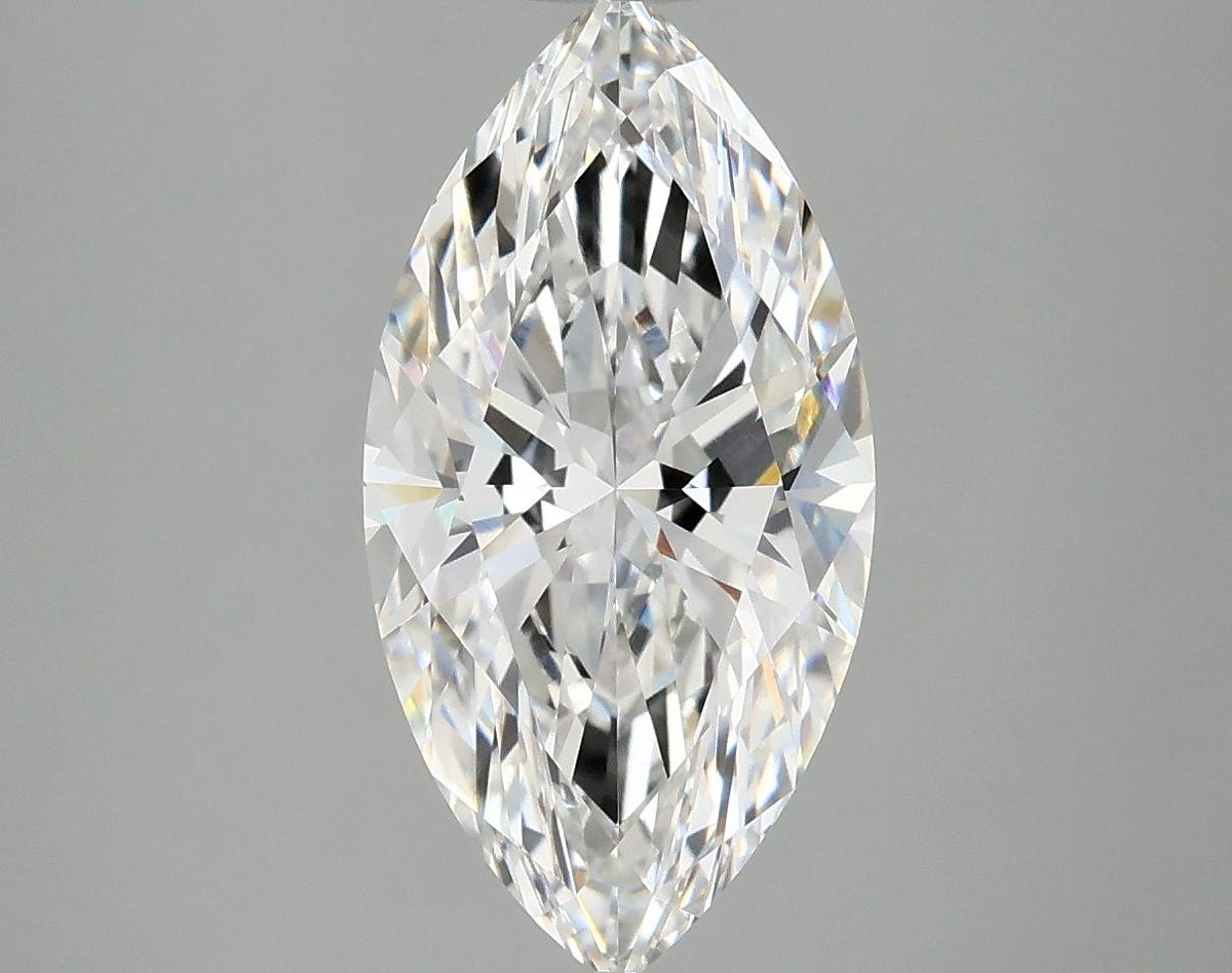 3.01 Carat Marquise Shaped Ideal Cut VVS2 IGI Certified Lab Grown Diamond