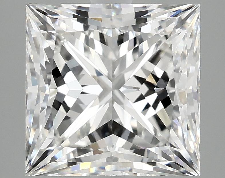 4.15 Carat Princess Shaped Ideal Cut VVS2 IGI Certified Lab Grown Diamond