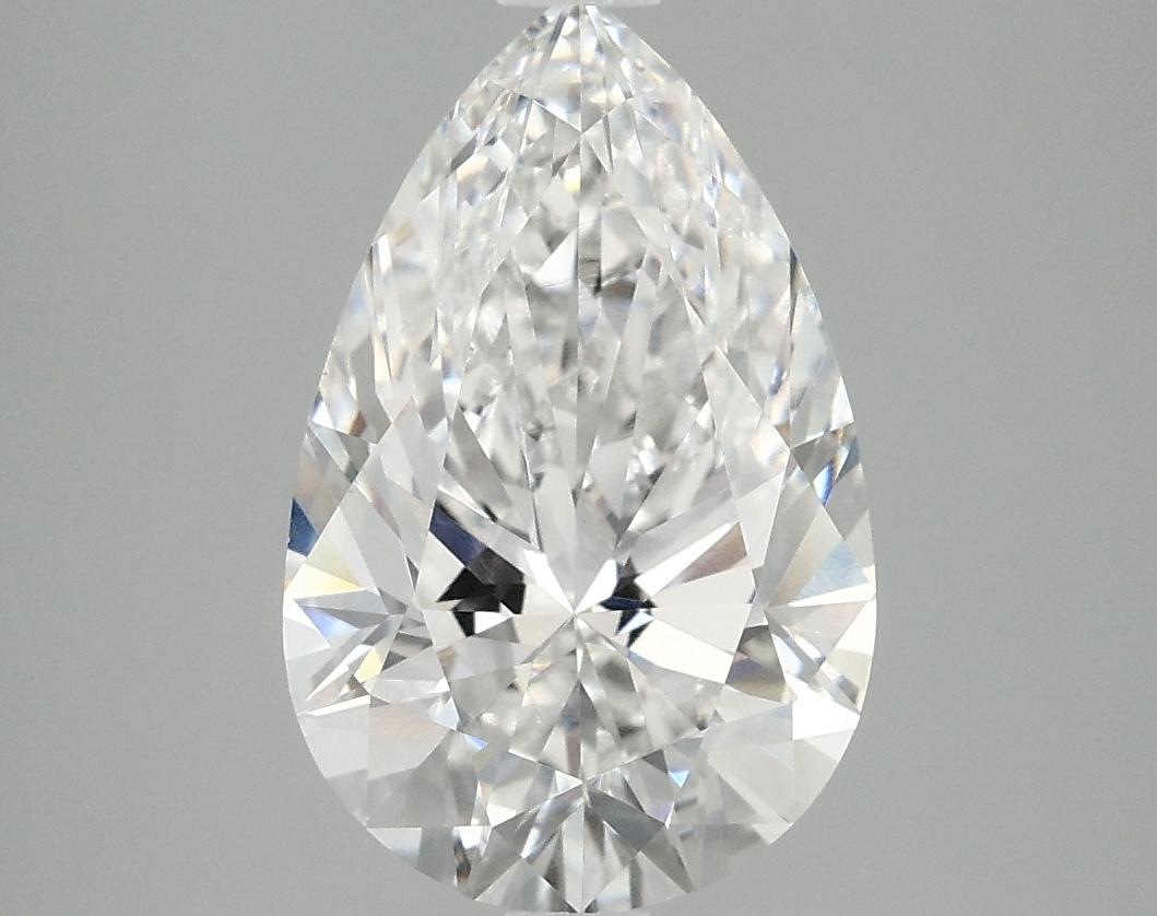 3.04 Carat Pear Shaped Ideal Cut VVS2 IGI Certified Lab Grown Diamond