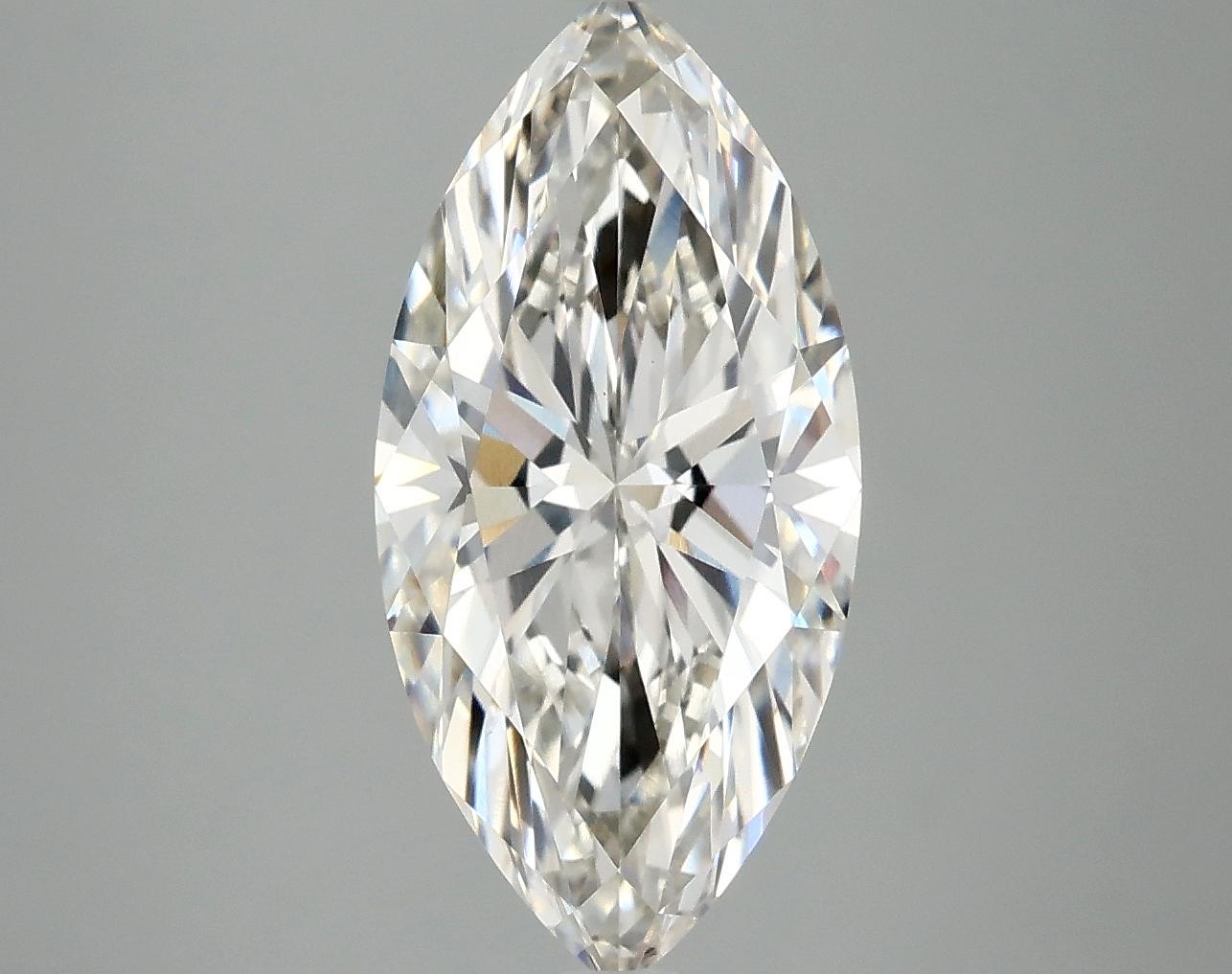 3.07 Carat Marquise Shaped Excellent Cut VS1 IGI Certified Lab Grown Diamond
