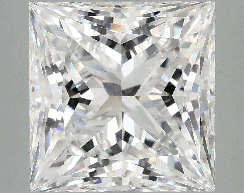 5.04 Carat Princess Shaped Ideal Cut VVS2 IGI Certified Lab Grown Diamond