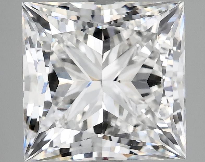 4.73 Carat Princess Shaped Ideal Cut VVS2 IGI Certified Lab Grown Diamond