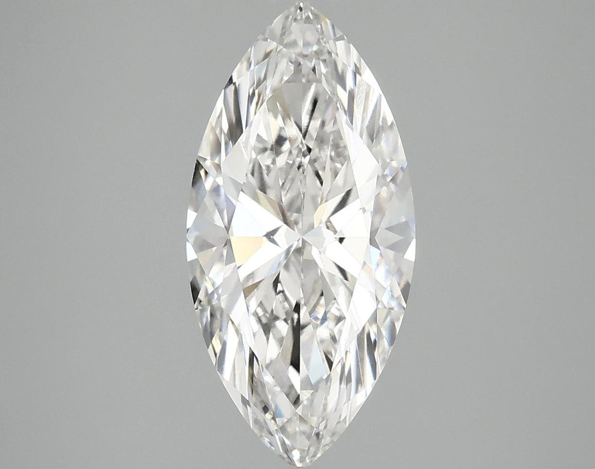 2.49 Carat Marquise Shaped Excellent Cut VVS2 IGI Certified Lab Grown Diamond