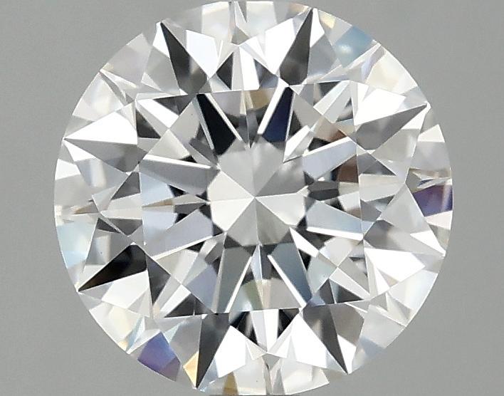 2.06 Carat Round Shaped Ideal Cut VVS2 IGI Certified Lab Grown Diamond