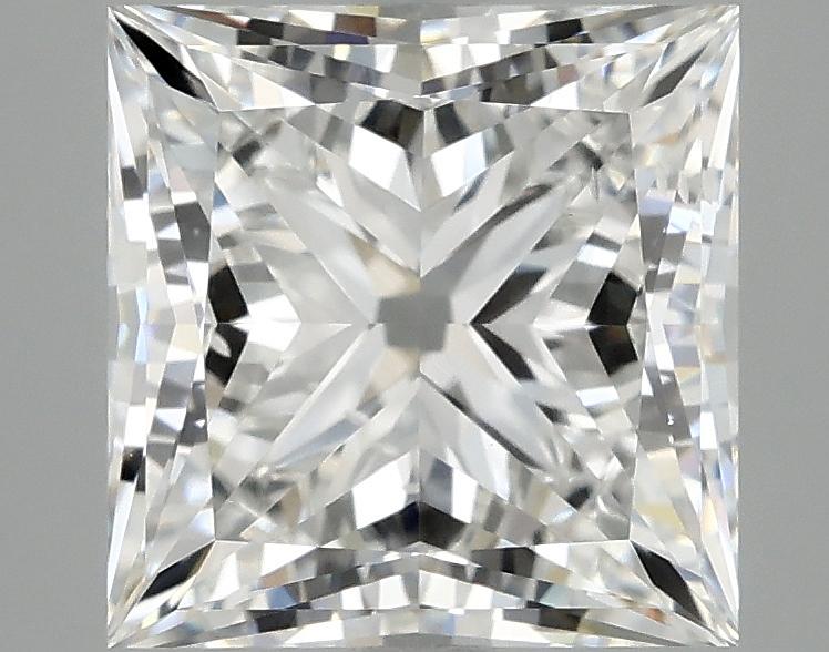 4.05 Carat Princess Shaped Ideal Cut SI1 IGI Certified Lab Grown Diamond