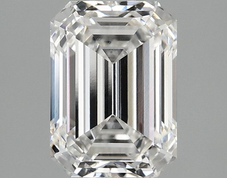 2.1 Carat Emerald Shaped Ideal Cut VVS2 IGI Certified Lab Grown Diamond