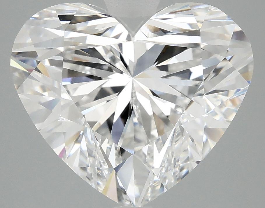 5.09 Carat Heart Shaped Ideal Cut VVS2 IGI Certified Lab Grown Diamond
