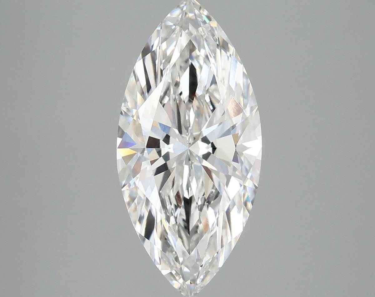 3.09 Carat Marquise Shaped Excellent Cut VS2 IGI Certified Lab Grown Diamond
