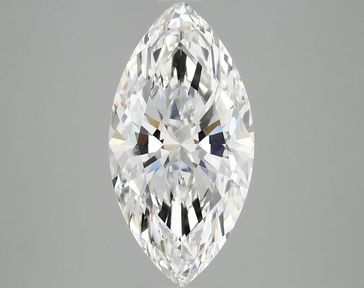 3.09 Carat Marquise Shaped Ideal Cut VVS2 IGI Certified Lab Grown Diamond