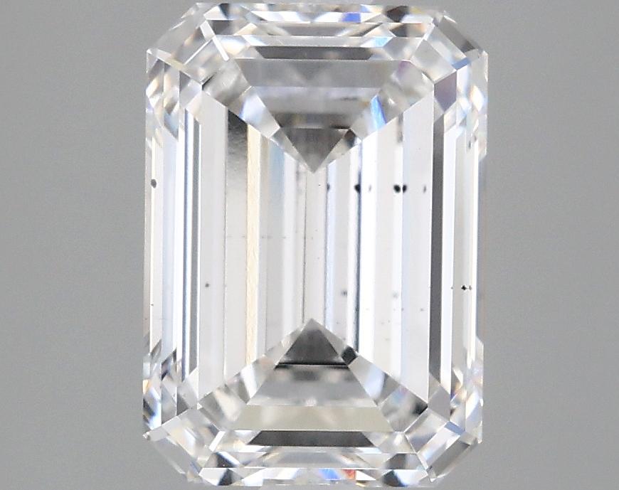 3.06 Carat Emerald Shaped Ideal Cut SI1 IGI Certified Lab Grown Diamond