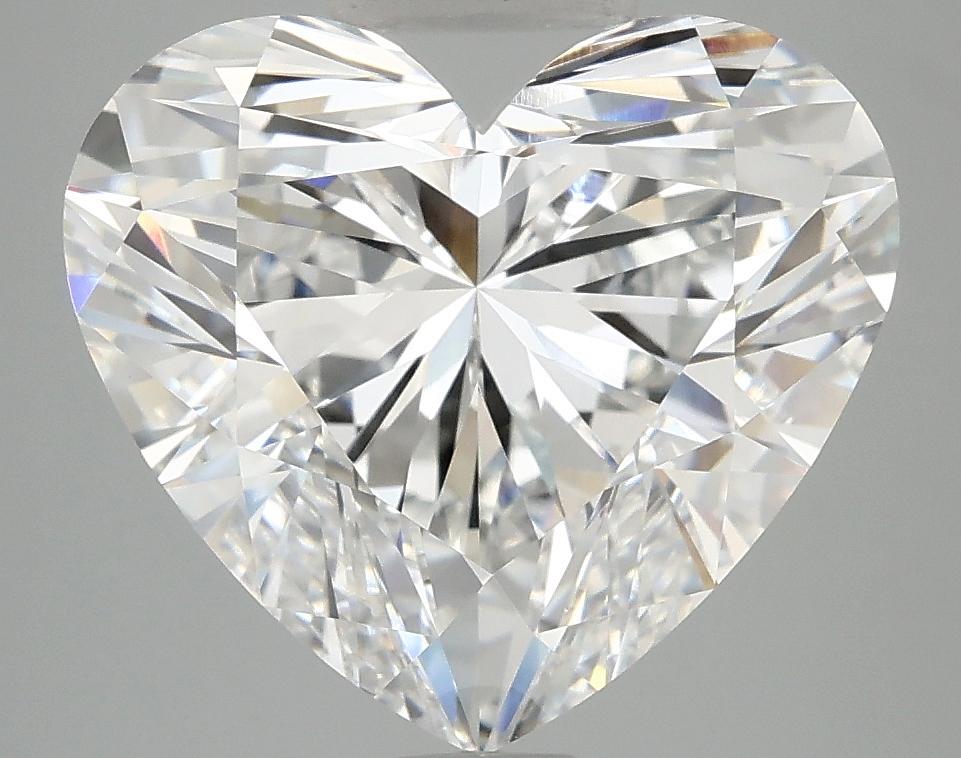 6.03 Carat Heart Shaped Ideal Cut VVS2 IGI Certified Lab Grown Diamond