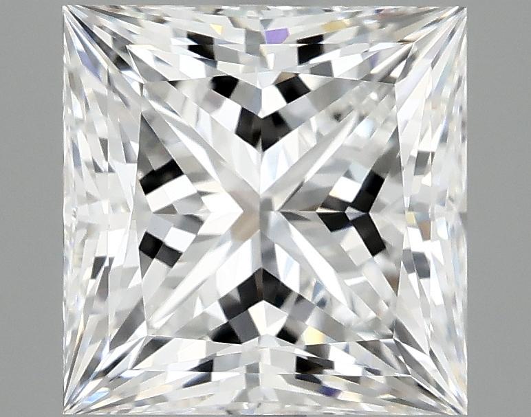 4.08 Carat Princess Shaped Ideal Cut VVS2 IGI Certified Lab Grown Diamond