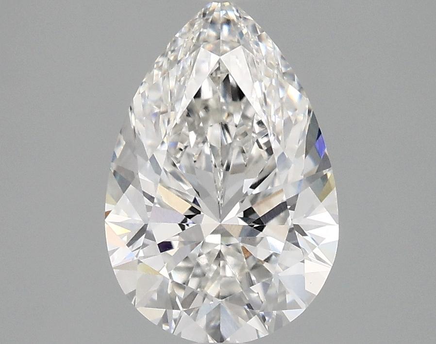 2.09 Carat Pear Shaped Excellent Cut VVS2 IGI Certified Lab Grown Diamond