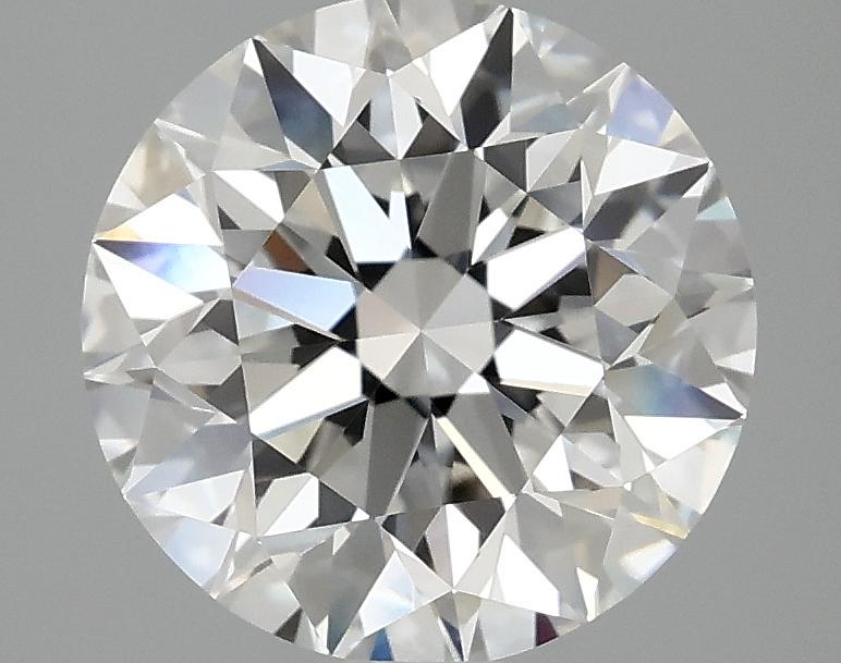 3.08 Carat Round Shaped Excellent Cut VVS2 IGI Certified Lab Grown Diamond