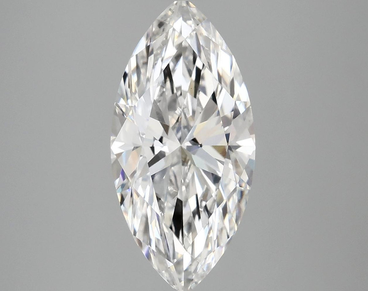 3.09 Carat Marquise Shaped Excellent Cut VVS2 IGI Certified Lab Grown Diamond