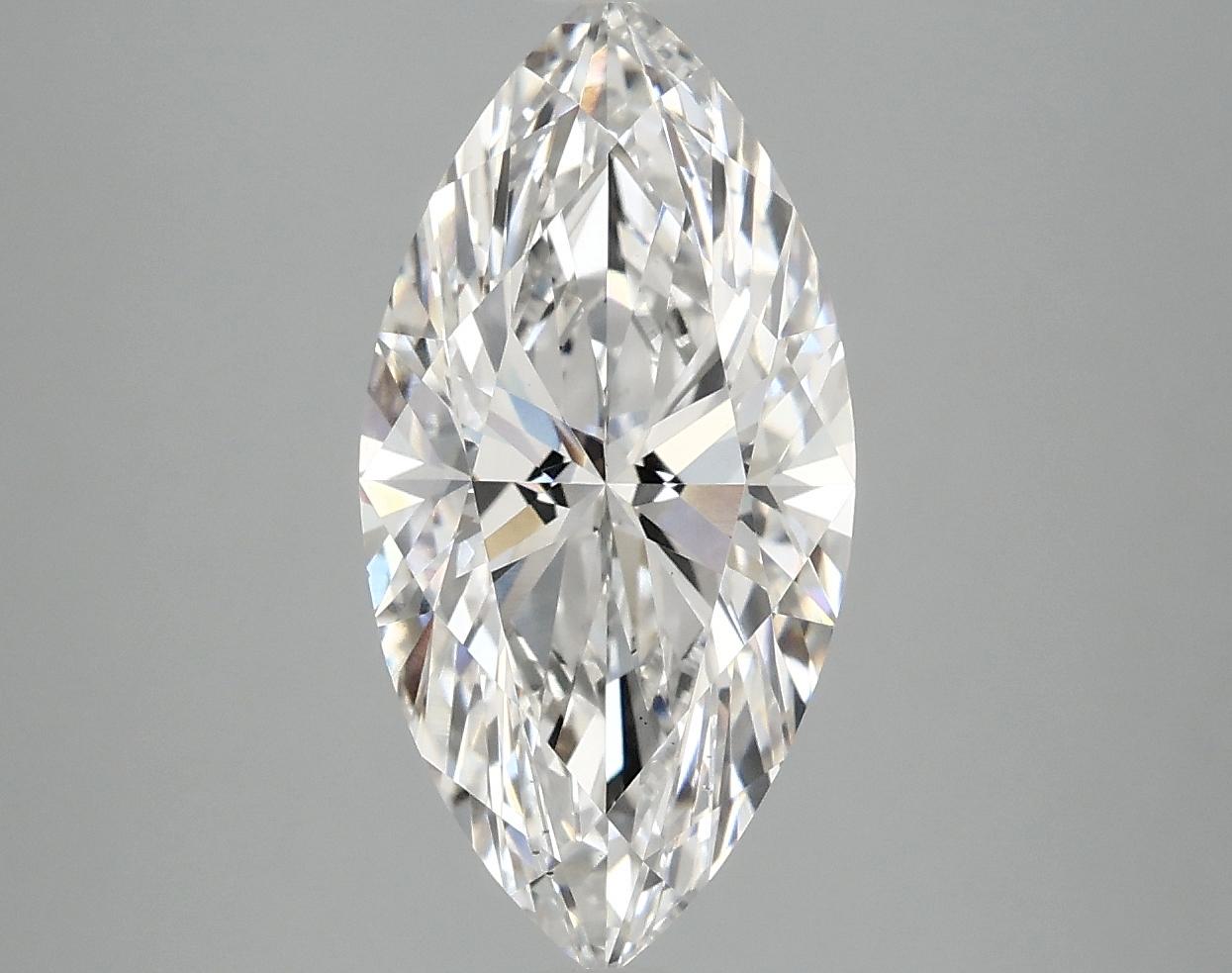 3.07 Carat Marquise Shaped Ideal Cut VS2 IGI Certified Lab Grown Diamond
