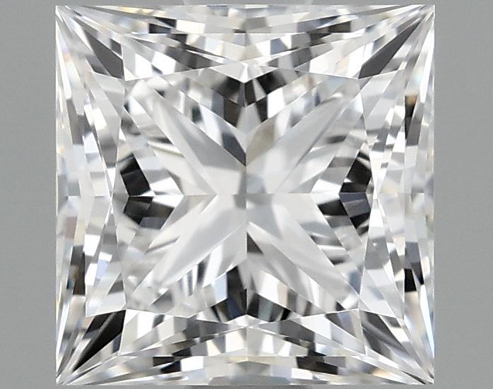 1.07 Carat Princess Shaped Ideal Cut VVS2 IGI Certified Lab Grown Diamond