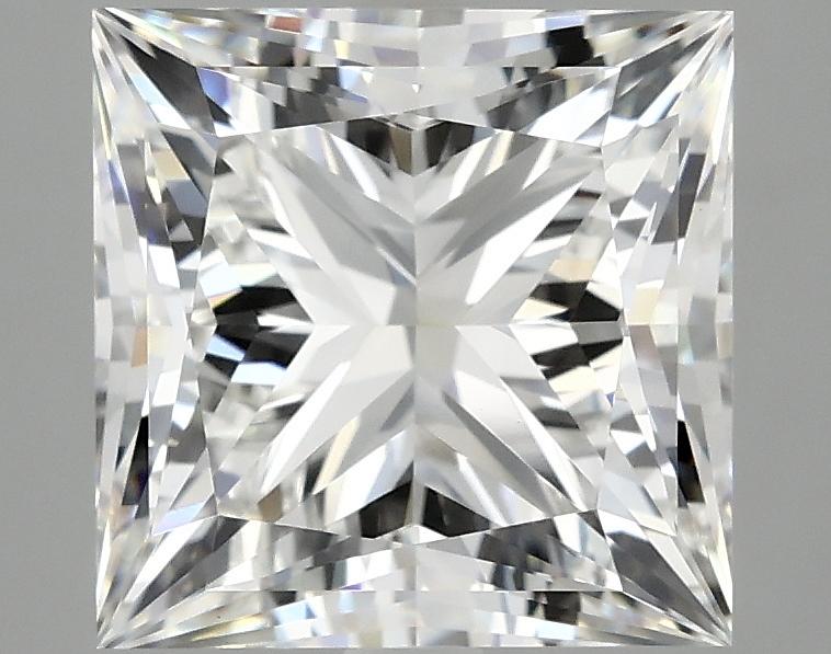 4.36 Carat Princess Shaped Ideal Cut VVS2 IGI Certified Lab Grown Diamond