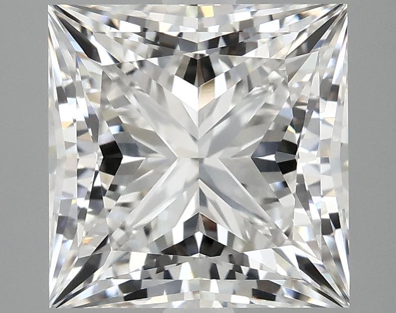 4.12 Carat Princess Shaped Ideal Cut VVS2 IGI Certified Lab Grown Diamond