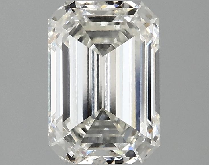 2.02 Carat Emerald Shaped Ideal Cut VVS2 IGI Certified Lab Grown Diamond
