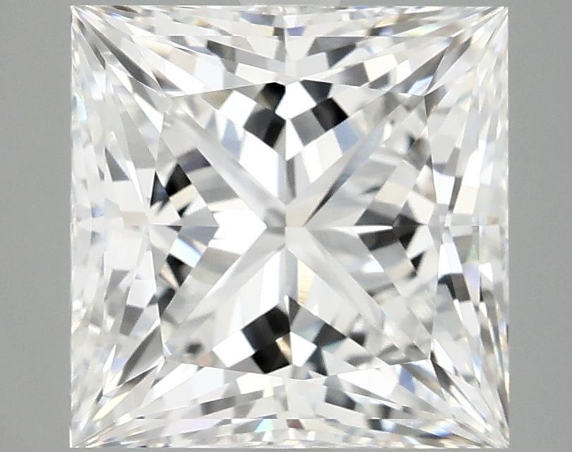 4.84 Carat Princess Shaped Ideal Cut VVS2 IGI Certified Lab Grown Diamond
