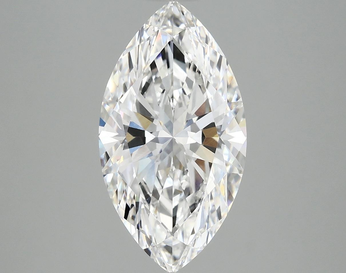 3.02 Carat Marquise Shaped Excellent Cut VVS2 IGI Certified Lab Grown Diamond