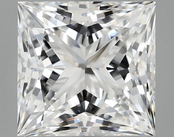 2.63 Carat Princess Shaped Ideal Cut VVS2 IGI Certified Lab Grown Diamond