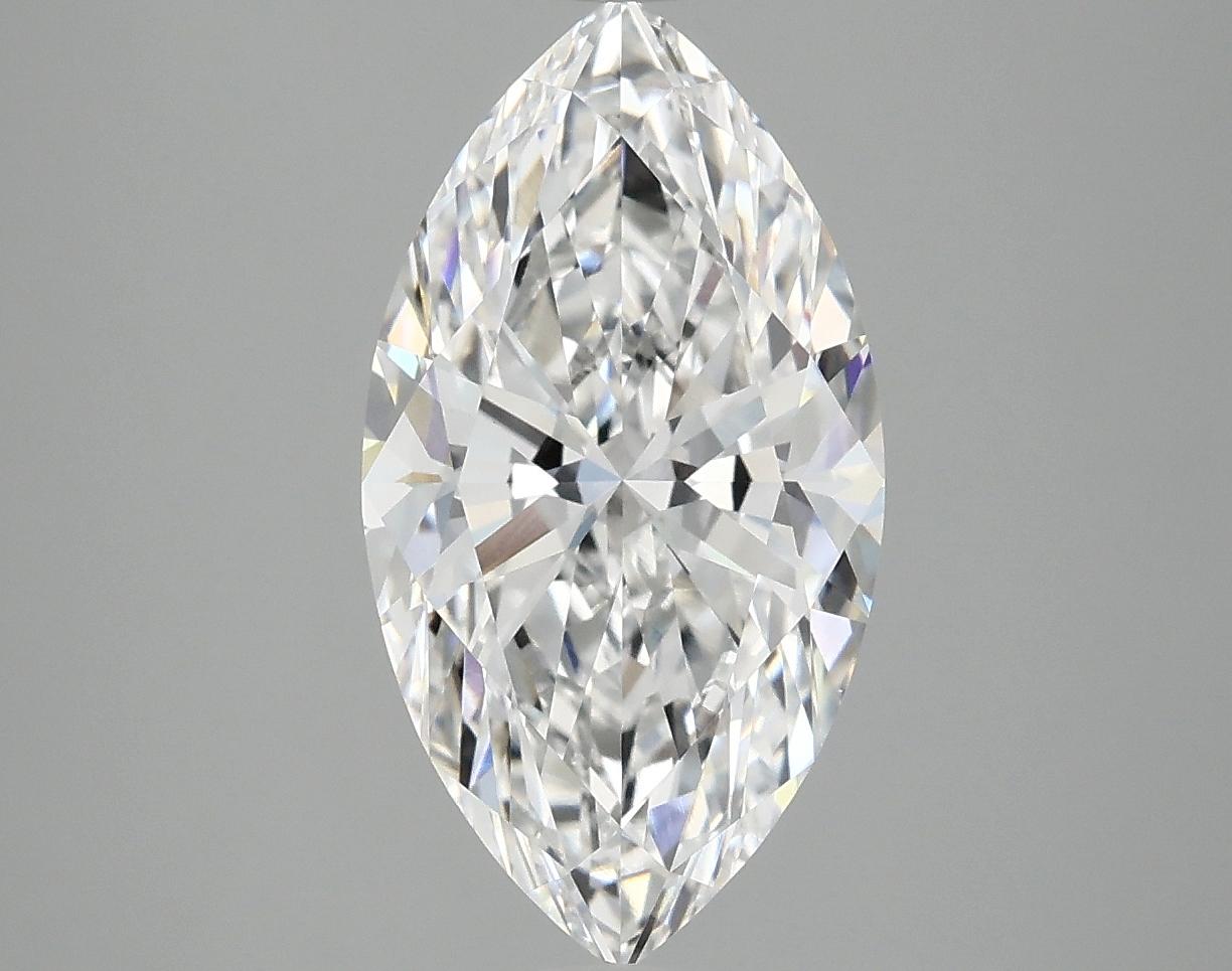 3.1 Carat Marquise Shaped Excellent Cut VVS2 IGI Certified Lab Grown Diamond