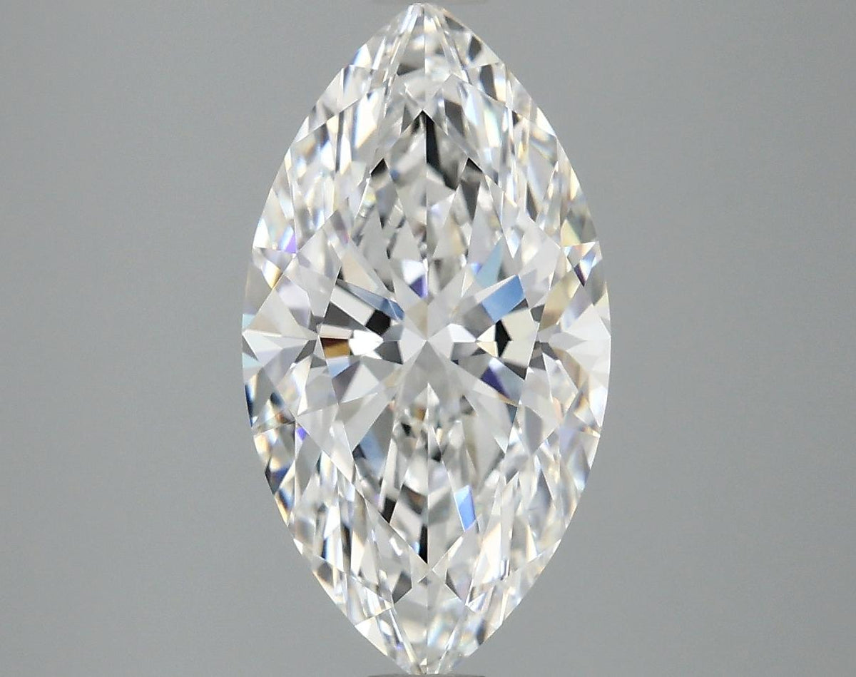 3.08 Carat Marquise Shaped Excellent Cut VVS2 IGI Certified Lab Grown Diamond