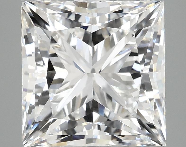 4.93 Carat Princess Shaped Ideal Cut VVS2 IGI Certified Lab Grown Diamond