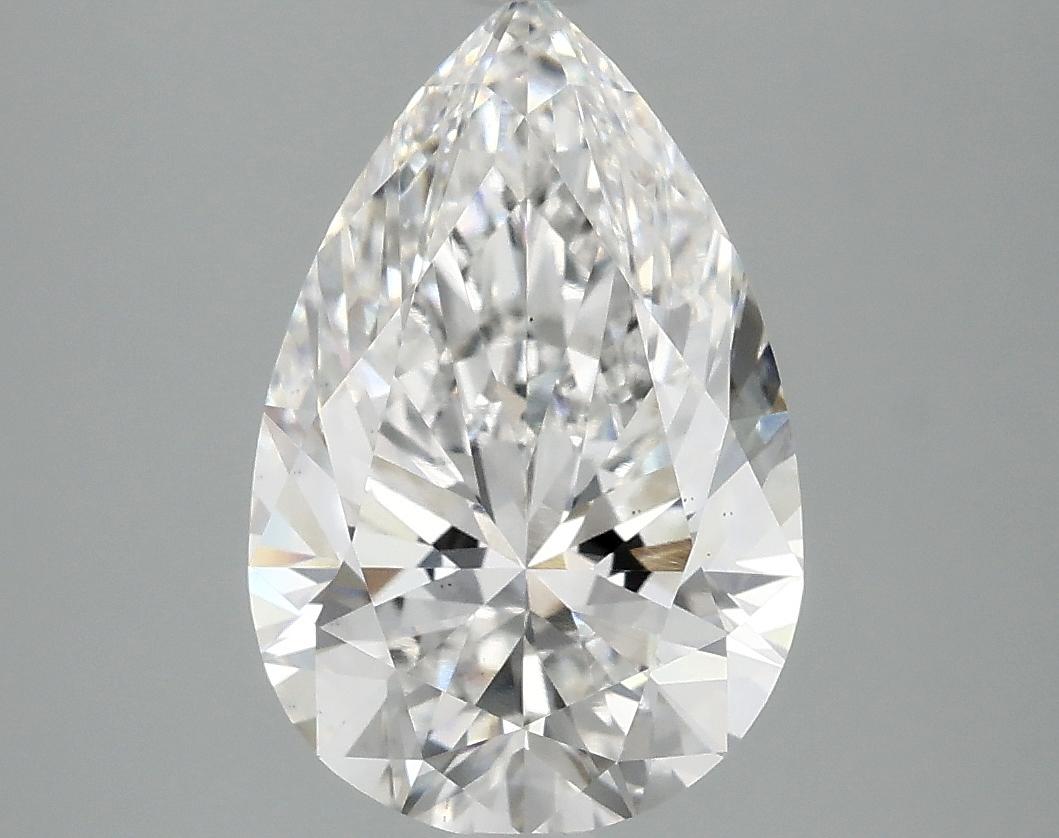 3.08 Carat Pear Shaped Excellent Cut VS2 IGI Certified Lab Grown Diamond