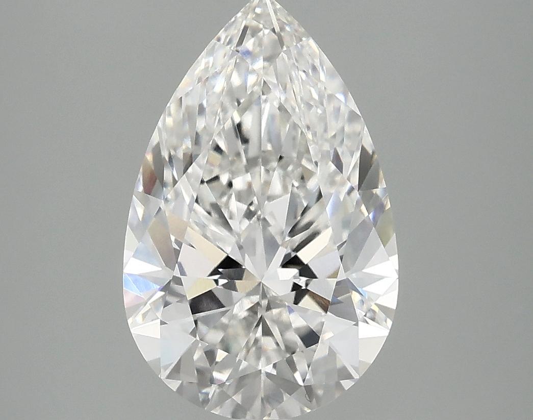 3.04 Carat Pear Shaped Ideal Cut VVS2 IGI Certified Lab Grown Diamond