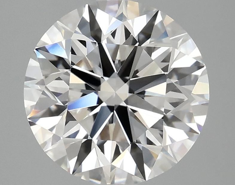 3.08 Carat Round Shaped Excellent Cut VVS2 IGI Certified Lab Grown Diamond