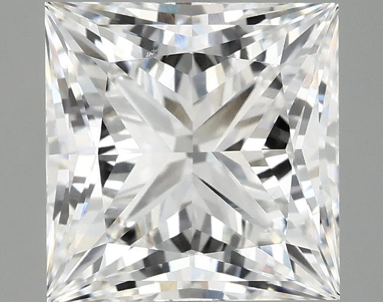 4.06 Carat Princess Shaped Ideal Cut VVS2 IGI Certified Lab Grown Diamond