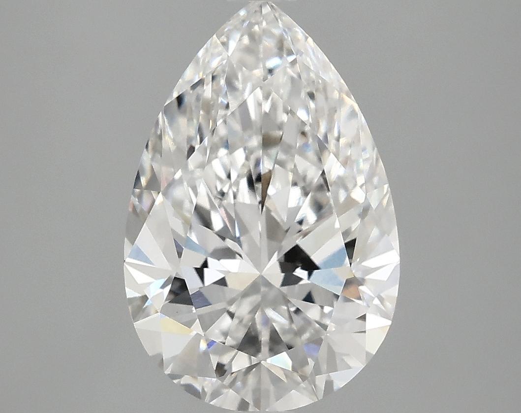 3.06 Carat Pear Shaped Excellent Cut VVS2 IGI Certified Lab Grown Diamond