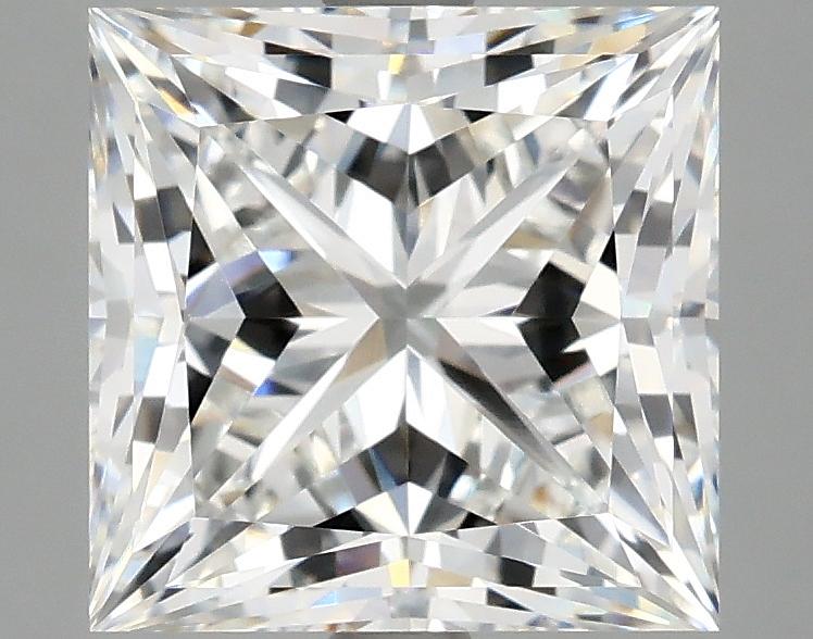 4.06 Carat Princess Shaped Ideal Cut VVS2 IGI Certified Lab Grown Diamond