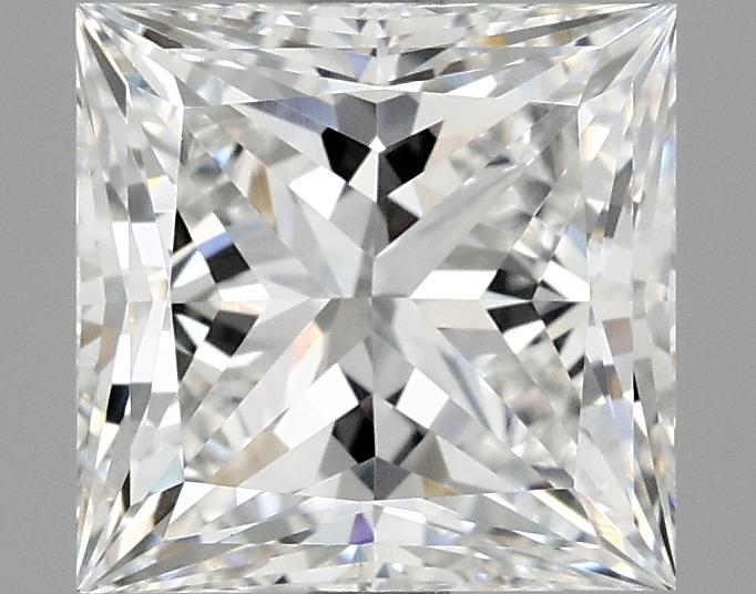 2.87 Carat Princess Shaped Ideal Cut VVS2 IGI Certified Lab Grown Diamond