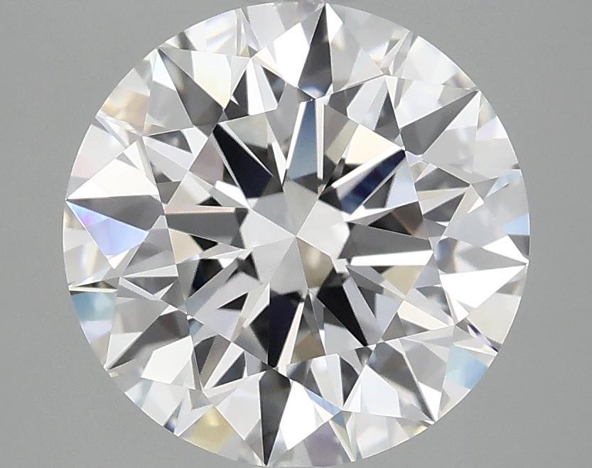 3.07 Carat Round Shaped Ideal Cut VVS2 IGI Certified Lab Grown Diamond