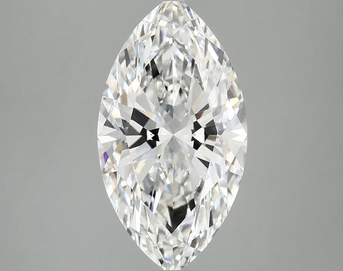 3.1 Carat Marquise Shaped Excellent Cut VVS2 IGI Certified Lab Grown Diamond