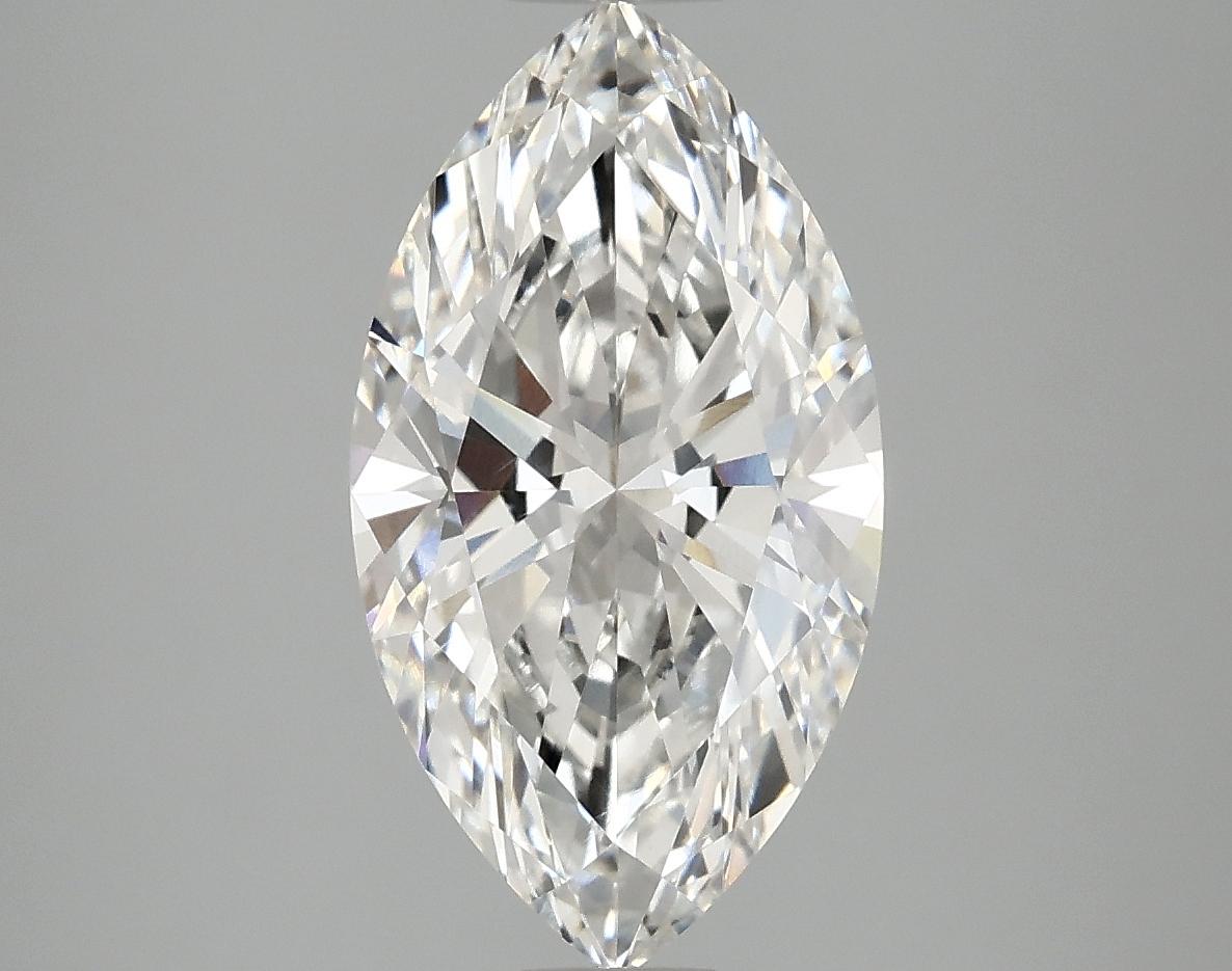 2.98 Carat Marquise Shaped Excellent Cut VVS2 IGI Certified Lab Grown Diamond