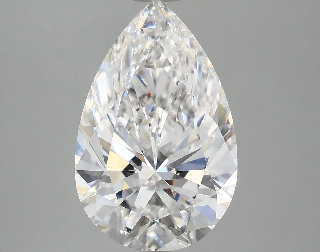 3.09 Carat Pear Shaped Ideal Cut VS2 IGI Certified Lab Grown Diamond