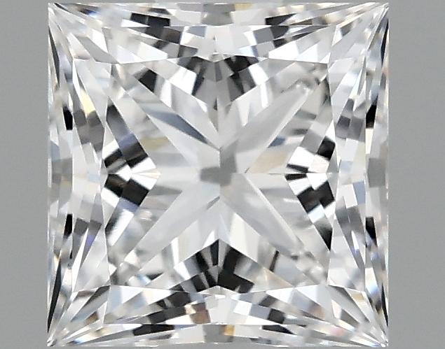 0.97 Carat Princess Shaped Ideal Cut VVS2 IGI Certified Lab Grown Diamond